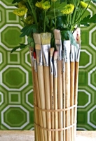 recyclart Paint Brushes Vase
